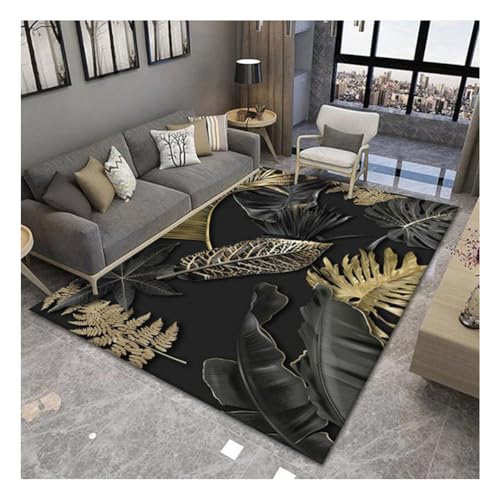 YOUCAI Schlafzimmerteppich Nordischem Muster Moderner Abstrakter Geometrischer Teppich Luxuriöser Waschbar Ultradünner Läufer für Eingangsbereich, Waschküche SchwarzYe YOUCAI Schlafzimmerteppich Nordischem Muster Moderner Abstrakter Geometrischer Teppich Luxuriöser Waschbar Ultradünner Läufer für Eingangsbereich, Waschküche SchwarzYe von YOUCAI