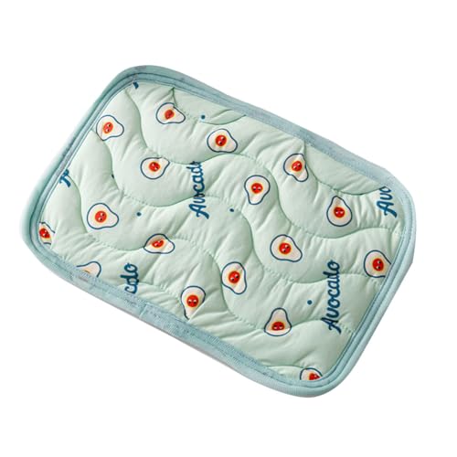 YOUCAI Sommer-Eisseide Kühlmatte Hamsternest Wendekissen Bettdecke Hundedecke Kühldecke Selbstkühlende für Meerschweinchen, Hamster, Kaninchen GrünNYG von YOUCAI