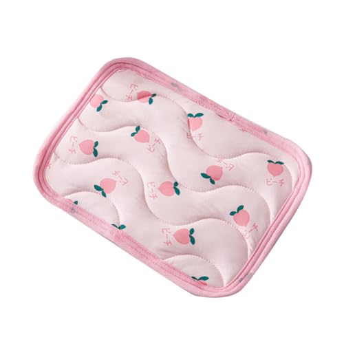 YOUCAI Sommer-Eisseide Kühlmatte Hamsternest Wendekissen Bettdecke Hundedecke Kühldecke Selbstkühlende für Meerschweinchen, Hamster, Kaninchen PinkYT von YOUCAI
