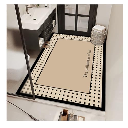 YOUCAI Teppiche Geometrische Kieselalgen-Bodenmatte rutschfeste Fußmatte Badewannenmatte Untertürteppich Mikrofaser-Läufer für Eingangsbereich, WC und Dusche BianZ YOUCAI Teppiche Geometrische Kieselalgen-Bodenmatte rutschfeste Fußmatte Badewannenmatte Untertürteppich Mikrofaser-Läufer für Eingangsbereich, WC und Dusche BianZ von YOUCAI