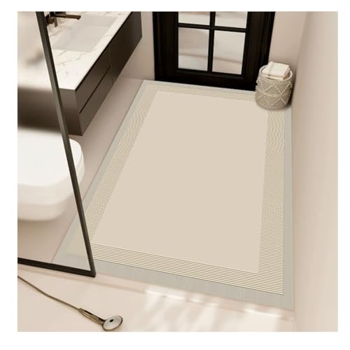YOUCAI Teppiche Geometrische Kieselalgen-Bodenmatte rutschfeste Fußmatte Badewannenmatte Untertürteppich Mikrofaser-Läufer für Eingangsbereich, WC und Dusche QS-NC YOUCAI Teppiche Geometrische Kieselalgen-Bodenmatte rutschfeste Fußmatte Badewannenmatte Untertürteppich Mikrofaser-Läufer für Eingangsbereich, WC und Dusche QS-NC von YOUCAI