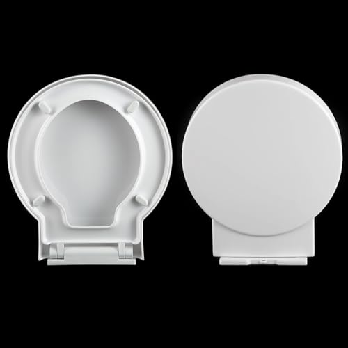 YOUGANG Toilettensitz, O-förmig, Absenkautomatik, Weiß, Modern, Polypropylen (PP), Oval von YOUGANG