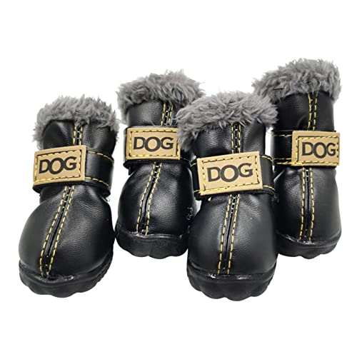 YOUGE Welpen Schneeschuhe, Winterhundeschuhe wasserdicht Stiefel, Outdoor Walking Warme Hundeschneeschuhe, Schneeschuhe für Welpen, Haustier Pfotenschützer YOUGE Welpen Schneeschuhe, Winterhundeschuhe wasserdicht Stiefel, Outdoor Walking Warme Hundeschneeschuhe, Schneeschuhe für Welpen, Haustier Pfotenschützer von YOUGE