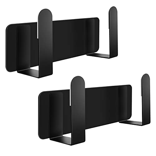 YOUGRIDDA Topfdeckelhalter, An der Wand befestigte 304 Edelstahl-Wannen-Deckel-Organisator-Halter, Selbstklebend, Küchen-Kochgerät-Werkzeug (Schwarz,2er-Set) von YOUGRIDDA