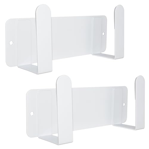 YOUGRIDDA Topfdeckelhalter, An der Wand befestigte 304 Edelstahl-Wannen-Deckel-Organisator-Halter, 3M selbstklebend, Küchen-Kochgerät-Werkzeug(Weiß, 2er-set) von YOUGRIDDA