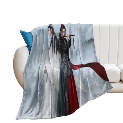 YOUMAN The Untamed Teleplay Fleecedecke, berühmter chinesischer Druck, weich, flauschig, Plüsch, Flanell, Überwurf, leicht, 300 g/m², für alle Jahreszeiten, 101,6 x 127 cm YOUMAN The Untamed Teleplay Fleecedecke, berühmter chinesischer Druck, weich, flauschig, Plüsch, Flanell, Überwurf, leicht, 300 g/m², für alle Jahreszeiten, 101,6 x 127 cm von YOUMAN