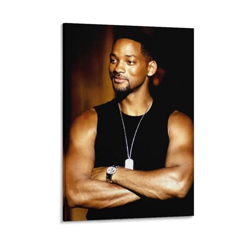 YOUMAN Will Smith Schauspieler-Poster, junge Leinwand, Gemälde, Poster, Wandkunst, dekoratives Bild, Drucke, moderne Dekoration, 30 x 45 cm von YOUMAN