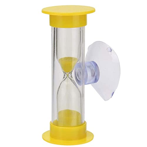 YOUNAFEN 2-Minuten-Sanduhr-Timer mit Saugnapf, Dusche, Zahnputz-Timer, Kinder-Timer, Spielzeug, Dekorationen, Sanduhr-Timer für Kinder, 2-Minuten-Timer für Kinder, Sanduhr, Sand von YOUNAFEN
