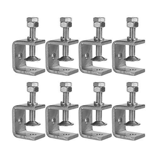 8 Stück C Klemme 30mm Trägerklemme Edelstahl C Klemme Klein Einstellbereich 0-25mm Schweißklemme C Klemmen für Schweißen, Zimmerei, Werkzeug, Heimwerken, Holzbearbeitung von YOUNTHYE