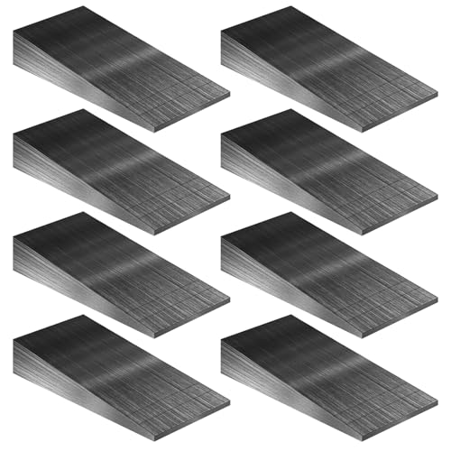 8 Stück Metall-Keilscheiben, Dreieck-Flanschkeil, Stahlkeile zum Schweißen von Metallflanschkeilen, Rohrverschraubung, Schweißwerkzeug, 11,9 x 6,1 x 2 cm, Stahlkeil-Set von YOUNTHYE