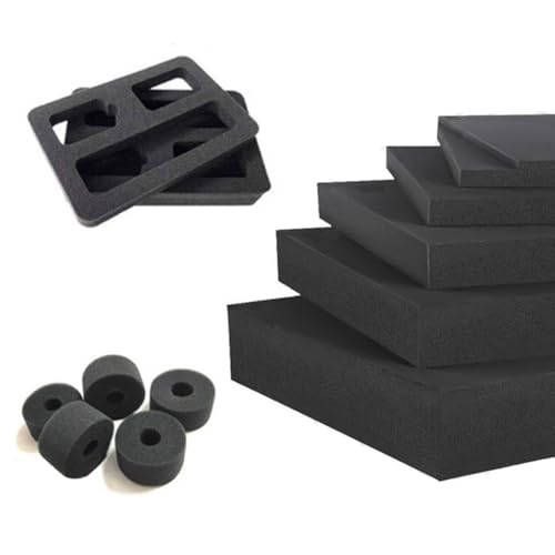 YOUROU Hochdichte 40D-Polsterschaumplatte, individuelle Größe, unregelmäßige Form, Möbel-Ersatz-Schaumstoffpolsterung für Sofa, Couch, Sitz, DIY-Projekt, Bastelschwamm von YOUROU