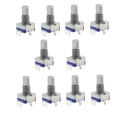 10PCS EC11 rotary encoder switch audio digital potentiometer with switch (Half shaft 15mm) von YOURRYONG