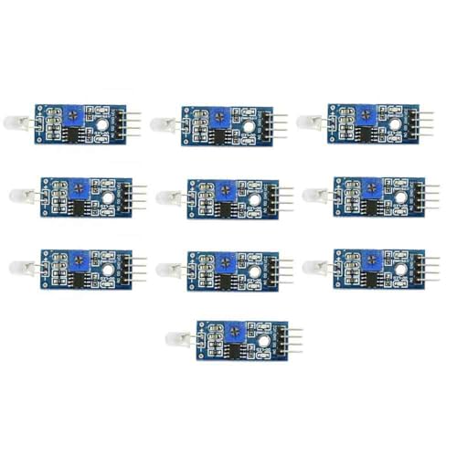 YOURRYONG 10PCS LM393 Sensor, Blau, Kunststoff, Schraube, Leiterplattenmontage, Elektronik-Bauteil, Terminalblock YOURRYONG 10PCS LM393 Sensor, Blau, Kunststoff, Schraube, Leiterplattenmontage, Elektronik-Bauteil, Terminalblock von YOURRYONG