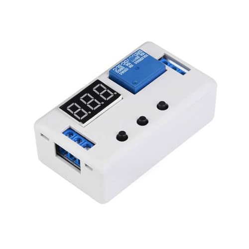 12V 24V digital display LED delay timer control switch relay module automation with shell 3 buttons (24V) von YOURRYONG