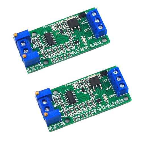 2PCS Voltage to current linear signal converter module 0-2.5V 3.3V 5V 10V 24V to 0-20mA 4-20mA (0-2.5V to 0-20mA) von YOURRYONG