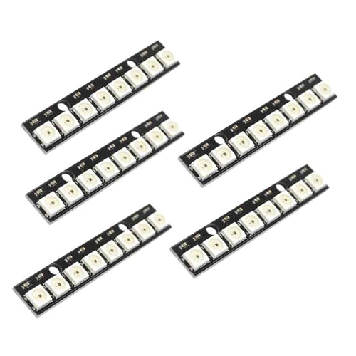 5PCS 8-bit 5050 RGB LED strip full-color driver board color LED module (black) von YOURRYONG