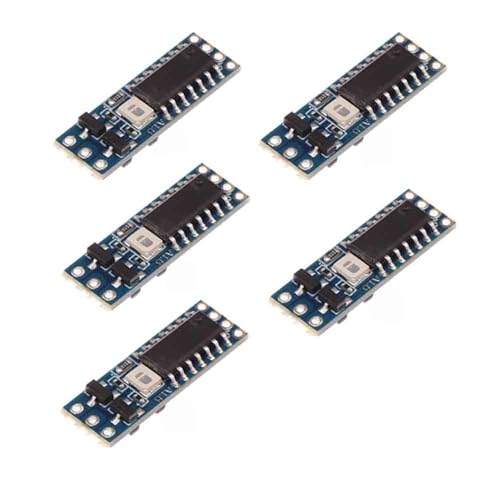 5PCS Micro drive board brushless electric control brushless motor speed regulator voltage 1S-2S current 4A (Blue) von YOURRYONG