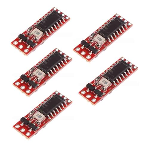 5PCS Micro drive board brushless electric control brushless motor speed regulator voltage 1S-2S current 4A (Red) von YOURRYONG