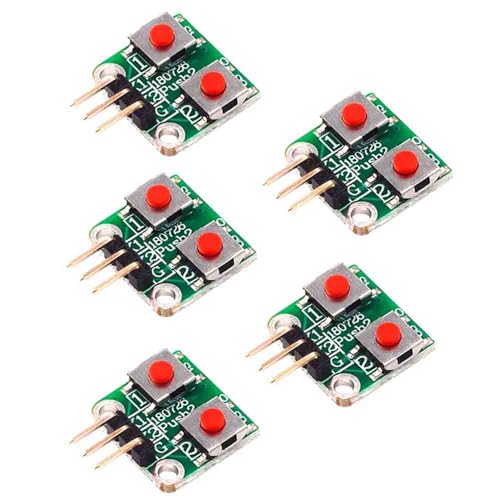 5PCS Micro switch matrix keyboard independent buttons microcontroller external expansion button keyboard module (2 digits) von YOURRYONG