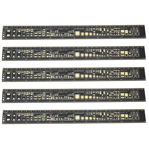 YOURRYONG 5PCS Multifunktionales Engineering PCB Lineal, 30 cm, Kunststoff, Einzelmaterial, einfache Konstruktion von YOURRYONG