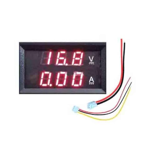 DC voltage and current digital LED 4-digit digital DC0-100V 200V 10A 50A (100V 10A Red Red) von YOURRYONG