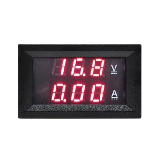DC0-100V LED dual display digital current and voltage digital 1A 10A 50A 100A (red red 50A) von YOURRYONG