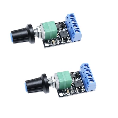 PWM DC Motor Governor 3V-90V Speed Control Switch Board LED Dimming 5A 10A 40A 60A Speed Control Module (2pcs 10A 5-16V) von YOURRYONG