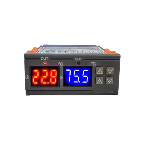 STC-3008 Digital Dual Display Intelligent Dual Control Electronic Temperature Controller Switch (12V) von YOURRYONG