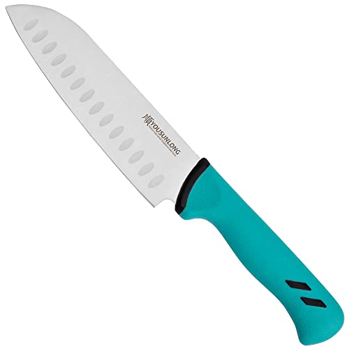 YOUSUNLONG Santoku-Messer - Klinge 177mm - Klinge aus hochwertigem Molybdänstahl - Metzger-Fleischverarbeitungs-Hackmesser - Ergonomischer & rutschfester Griff von YOUSUNLONG