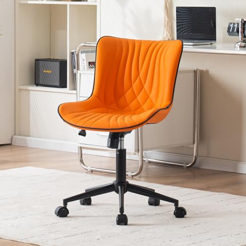 YOUTASTE Bürostuhl Ergonomischer im Fischschwanz-Design, Schreibtischstuhl Drehstuhl mit Rollen, Höhenverstellbarer und Wippfunktion, Computerstuhl für Homeoffice und Büro, Orange YOUTASTE Bürostuhl Ergonomischer im Fischschwanz-Design, Schreibtischstuhl Drehstuhl mit Rollen, Höhenverstellbarer und Wippfunktion, Computerstuhl für Homeoffice und Büro, Orange von YOUTASTE