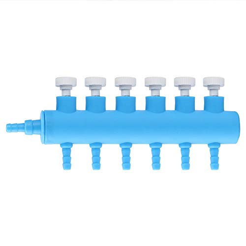 Aquarium Splitter, 6 Wege Kunststoff Aquarium Wasserrohr Volumenregelventil Anschluss Aquarium Luftverteiler Sauerstoffpumpen Zubeh?r f¨¹r Aquarium von YOUTHINK