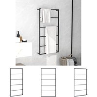 Youthup - The Living Store Handtuchständer Schwarz 60x10x116 cm Stahl - Handtuchhalter - Schwarz Youthup - The Living Store Handtuchständer Schwarz 60x10x116 cm Stahl - Handtuchhalter - Schwarz von YOUTHUP