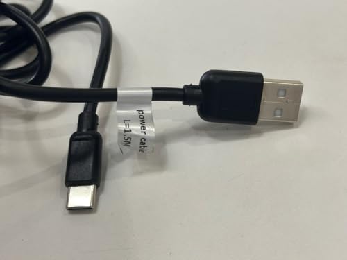 YOUTINGHDAV USB-C-Stromkabel, USB-A-zu-USB-C-Ladekabel, 1,5 m langes Kabel, unterstützt 5-12 V Spannung und 1-2 A Strom von YOUTINGHDAV