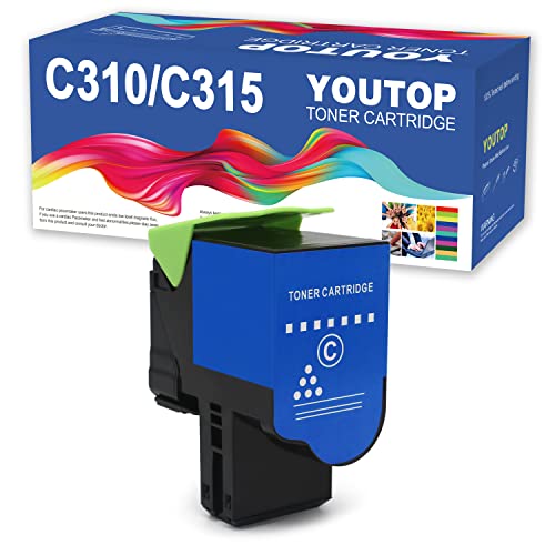 YOUTOP Wiederaufbereitete Tonerkartusche C310 C315 Cyan 006R04357 für Xerox C310 C315 Drucker. 2000 Seiten. von YOUTOP