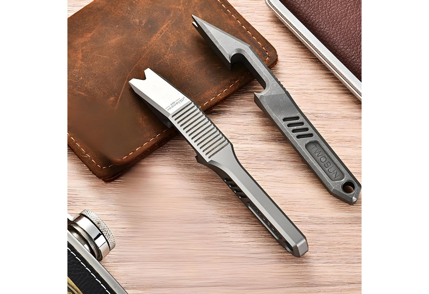 YOUUZ-SHOP Multitool Titan EDC Multitool Brechstange & Flaschenöffner Outdoor Tool von YOUUZ-SHOP