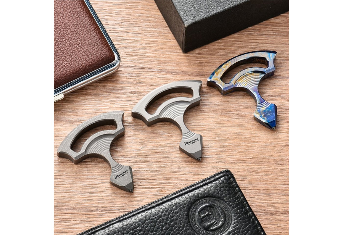 YOUUZ-SHOP Multitool Titan EDC Selbstverteidigungswerkzeug mit Wolframspitze von YOUUZ-SHOP