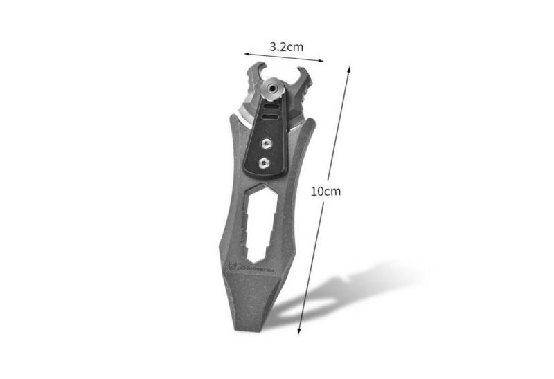 YOUUZ-SHOP Multitool Titanlegierung EDC Werkzeug Brecheisen Flaschenöffner Schraubenschlüss YOUUZ-SHOP Multitool Titanlegierung EDC Werkzeug Brecheisen Flaschenöffner Schraubenschlüss von YOUUZ-SHOP