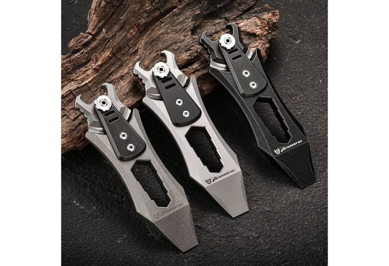 YOUUZ-SHOP Multitool Titanlegierung EDC Werkzeug Brecheisen Flaschenöffner Schraubenschlüss von YOUUZ-SHOP