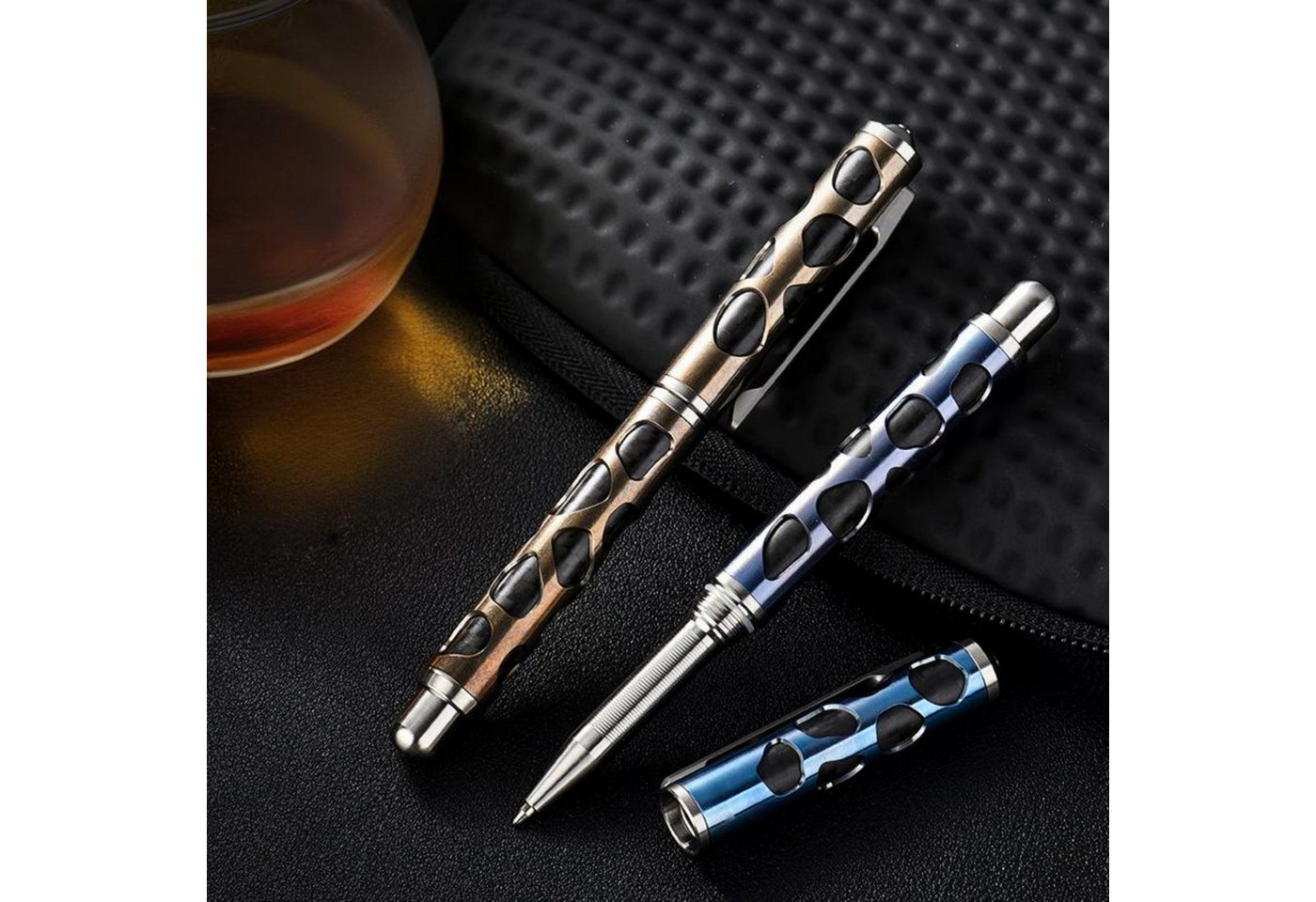 YOUUZ-SHOP Multitool Titanlegierung Taktischer Stift Wolframstahlspitze Leicht Schreibgerät YOUUZ-SHOP Multitool Titanlegierung Taktischer Stift Wolframstahlspitze Leicht Schreibgerät von YOUUZ-SHOP