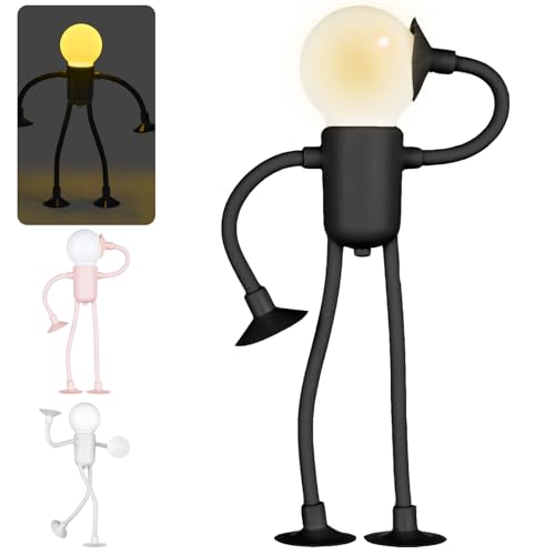 YOUYIKE Changeable Shape Funny Sportsman Night Light, Lustiges Sportler Nachtlicht, Saugnapf Biegbare Schreibtischlampe, Mini Schlafzimmer Kinderzimmer Deko Jungen Mädchen von YOUYIKE