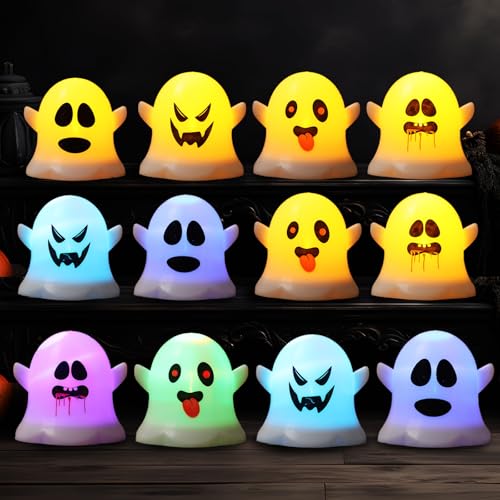 YOUYIKE Geister Licht Leuchtende Halloween Deko LED Warmes Licht & Buntes Licht HäNgende Geist Lichterkette Gespenster Deko Nachtlicht Zum AufhäNgen für Innen Indoor Zimmer Garten Balkon YOUYIKE Geister Licht Leuchtende Halloween Deko LED Warmes Licht & Buntes Licht HäNgende Geist Lichterkette Gespenster Deko Nachtlicht Zum AufhäNgen für Innen Indoor Zimmer Garten Balkon von YOUYIKE
