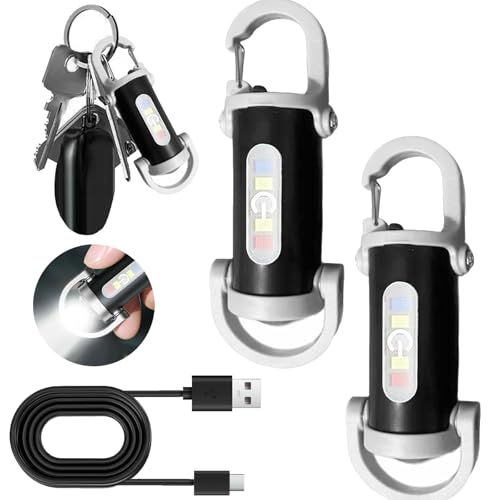 YOUYIKE Mini Torch Key Pendant, 2 Stück Small Keyring Torch, Compact Waterproof Multifunctional Mini LED Light, for Home, Car, Outdoor, Work, Travel, Camping YOUYIKE Mini Torch Key Pendant, 2 Stück Small Keyring Torch, Compact Waterproof Multifunctional Mini LED Light, for Home, Car, Outdoor, Work, Travel, Camping von YOUYIKE