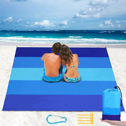 YOUYIKE Picknickdecke 210 x 200 cm, Stranddecke Strandmatte Campingdecke, Wasserdicht und Sandabweisend 0.33kg Ultraleicht,für Strand, Reisen, Wandern und Camping von YOUYIKE