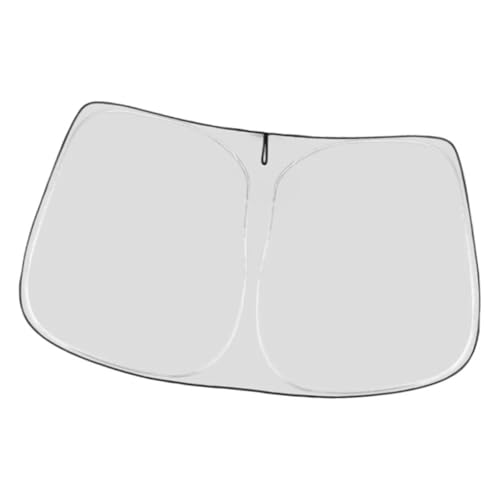 YOUZKA Auto Silber Schwarz Privatsphäre Sonnenschutz Auto Innen Zubehör Frontscheibe Sonnenschirm Für Civic Sedan SI 2016-2021 Innenvisier von YOUZKA