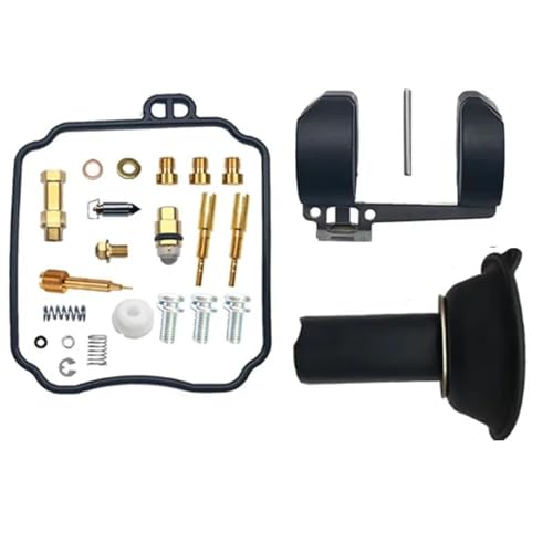 YOUZKA Ersatzteile Motorrad Vergaser Reparatursatz Kraftstoffsystem Schwimmerkolbenmembran Für Suzuki Für Intruder VL 125 VL125 2000–2007(Style 1) von YOUZKA