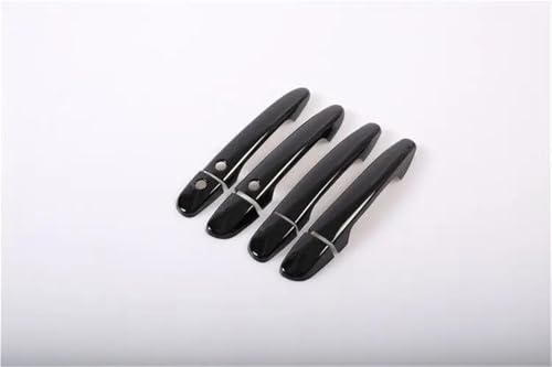 YOUZKA Griffdekorabdeckung Für Mazda Cx-5 Cx5 CX 5 2012-2022 Gloss Black Chrome Auto Außentürgriffabdeckung Trim Styling Zubehör(Style 4) von YOUZKA