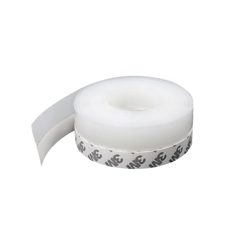 YOYEAH 1 Stück Dichtungsstreifen Türdichtung Selbstklebend, Silikonstreifen Selbstklebend für Zugluftstopper, Schalldicht und Staubschutz, 5M Transparentes Silikonfuge Selbstklebend YOYEAH 1 Stück Dichtungsstreifen Türdichtung Selbstklebend, Silikonstreifen Selbstklebend für Zugluftstopper, Schalldicht und Staubschutz, 5M Transparentes Silikonfuge Selbstklebend von YOYEAH