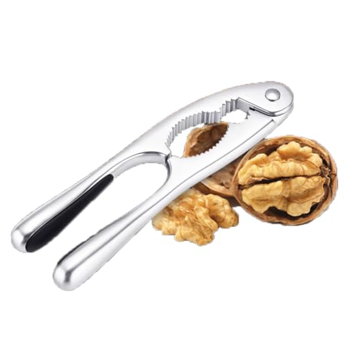 YOYEAH 1 Stück Nussknacker - Perfekt für alle Nüsse - Verstärkte Kraftübertragung - Ergonomischer Griff aus Edelstahl - Robustes Metall - Für Walnüsse und Haselnüsse YOYEAH 1 Stück Nussknacker - Perfekt für alle Nüsse - Verstärkte Kraftübertragung - Ergonomischer Griff aus Edelstahl - Robustes Metall - Für Walnüsse und Haselnüsse von YOYEAH