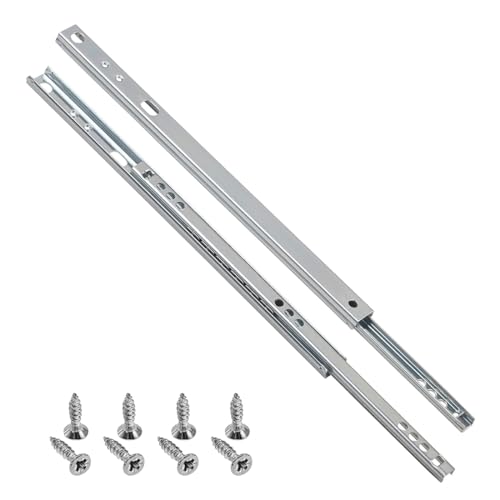 YOYEAH 2 Stück Schubladenschienen 17mm - Teleskopschiene für Schubladen - Schwerlastauszug Schiene - Schienensystem für Schubladen - Auszüge für Schubladen - 2er Set YOYEAH 2 Stück Schubladenschienen 17mm - Teleskopschiene für Schubladen - Schwerlastauszug Schiene - Schienensystem für Schubladen - Auszüge für Schubladen - 2er Set von YOYEAH