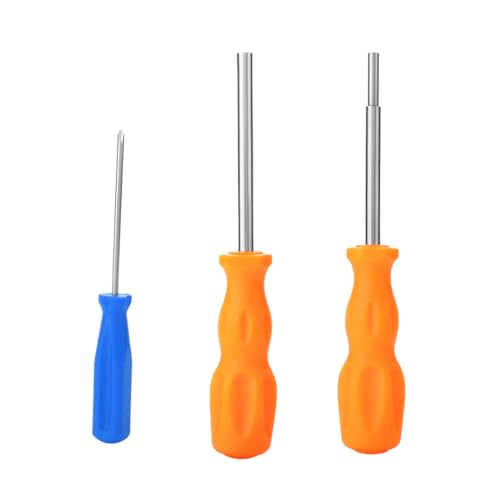 YOYEAH 3-teiliges Gamebit Sicherheits Schraubendreher Set mit ergonomischem Griff für offene Reparatur - Kompatibel mit SNES, NES, N64 und mehr YOYEAH 3-teiliges Gamebit Sicherheits Schraubendreher Set mit ergonomischem Griff für offene Reparatur - Kompatibel mit SNES, NES, N64 und mehr von YOYEAH
